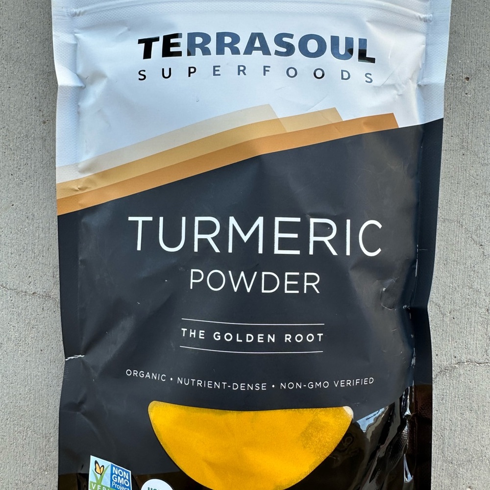 Organic Turmeric Powder by Terrasoul Superfoods